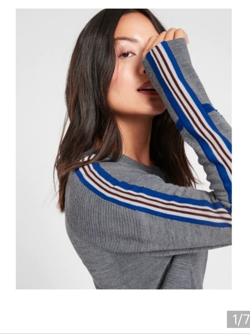 ATHLETA canyon colorblock sweater Size Small Oversized - Picture 2 of 6